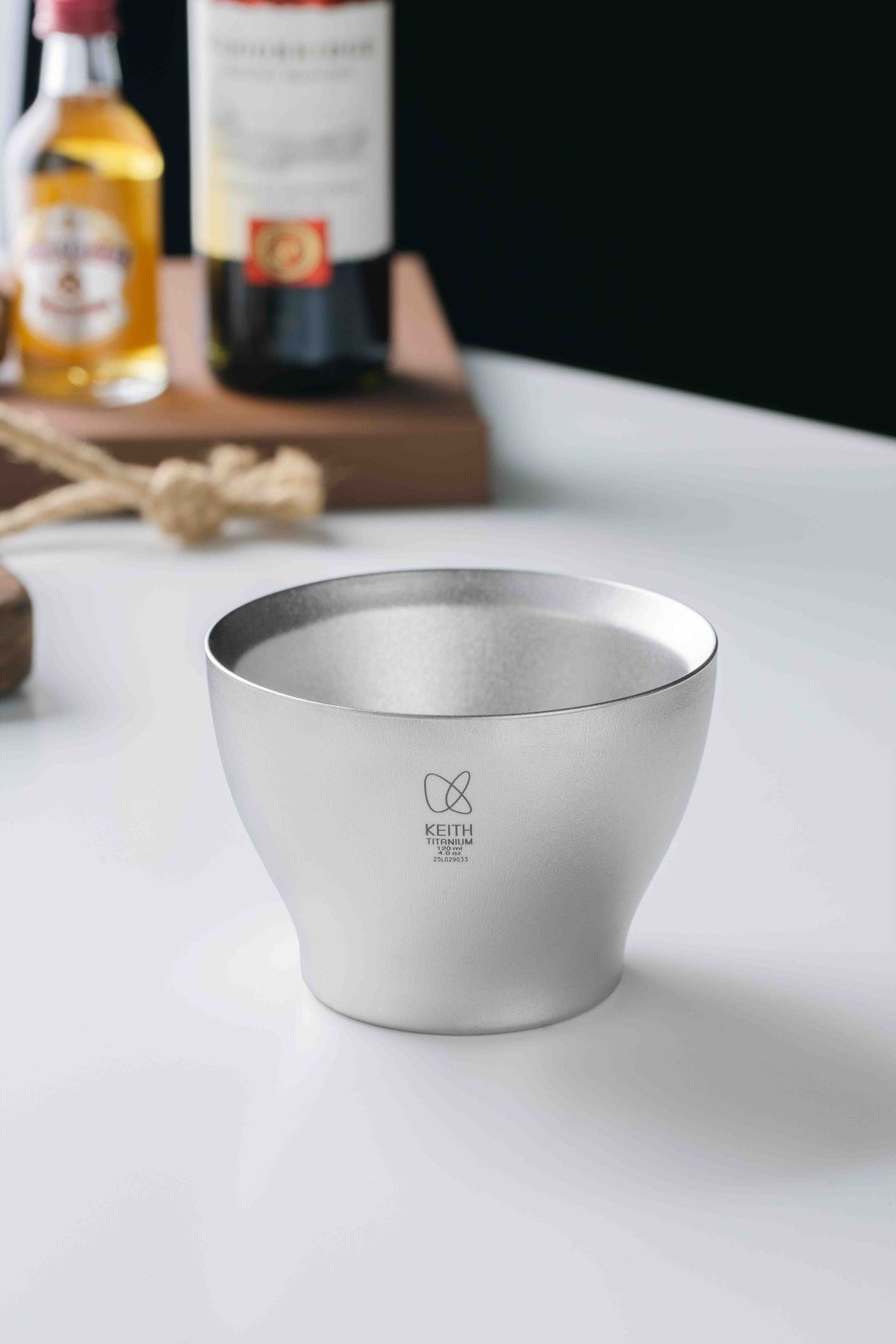 KEITH Titanium Huaiyue Double-Wall Cup, 120ml / 4.0 fl oz - Ti3909-2