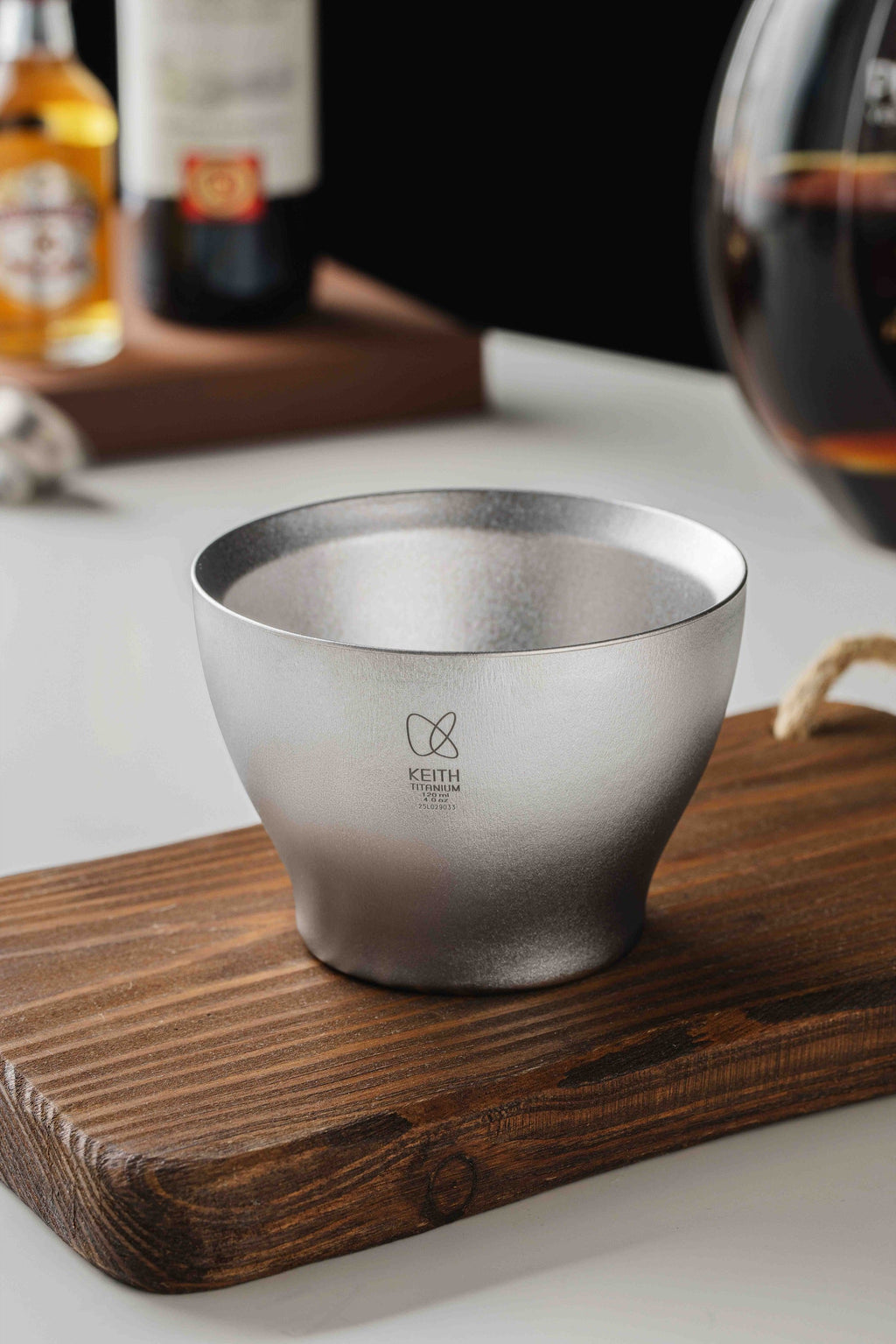 KEITH Titanium Huaiyue Double-Wall Cup, 120ml / 4.0 fl oz - Ti3909-3