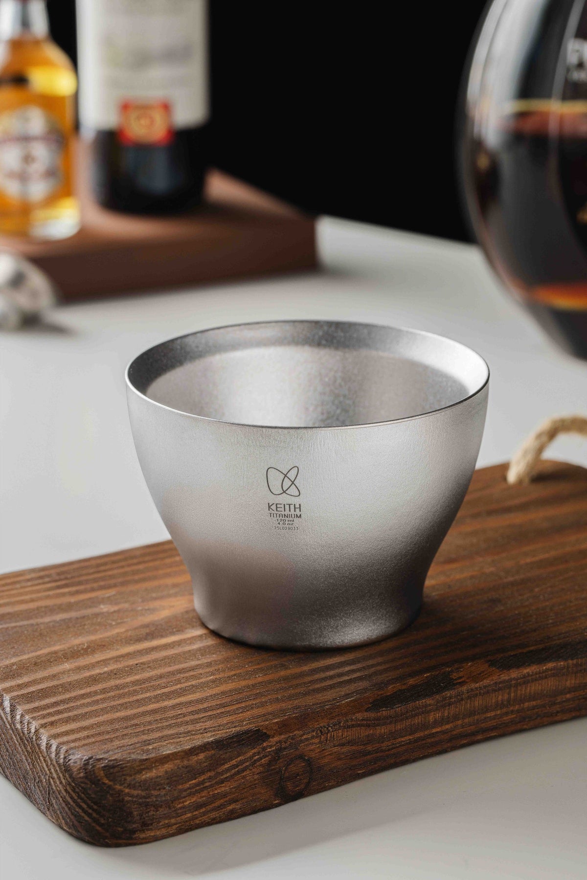 KEITH Titanium Huaiyue Double-Wall Cup, 120ml / 4.0 fl oz - Ti3909-3