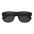 KENT - Flat Top Horn Rimmed Sunglasses Black Smoke-0