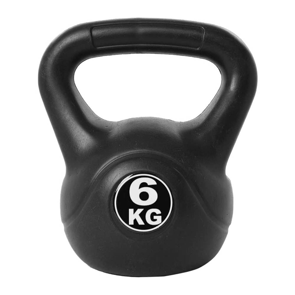 Three piece kettlebell weight set 4kg 6kg 10kg with ergonomic handles for home gym workouts — view 4