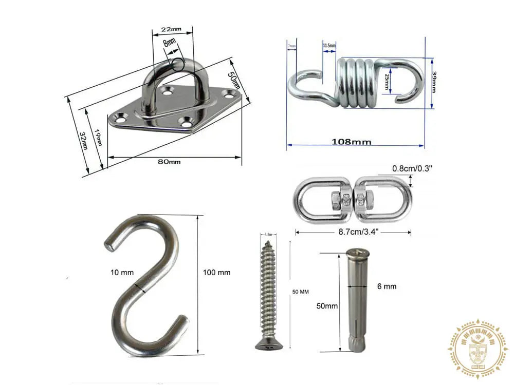 Chair hammock suspension kit
