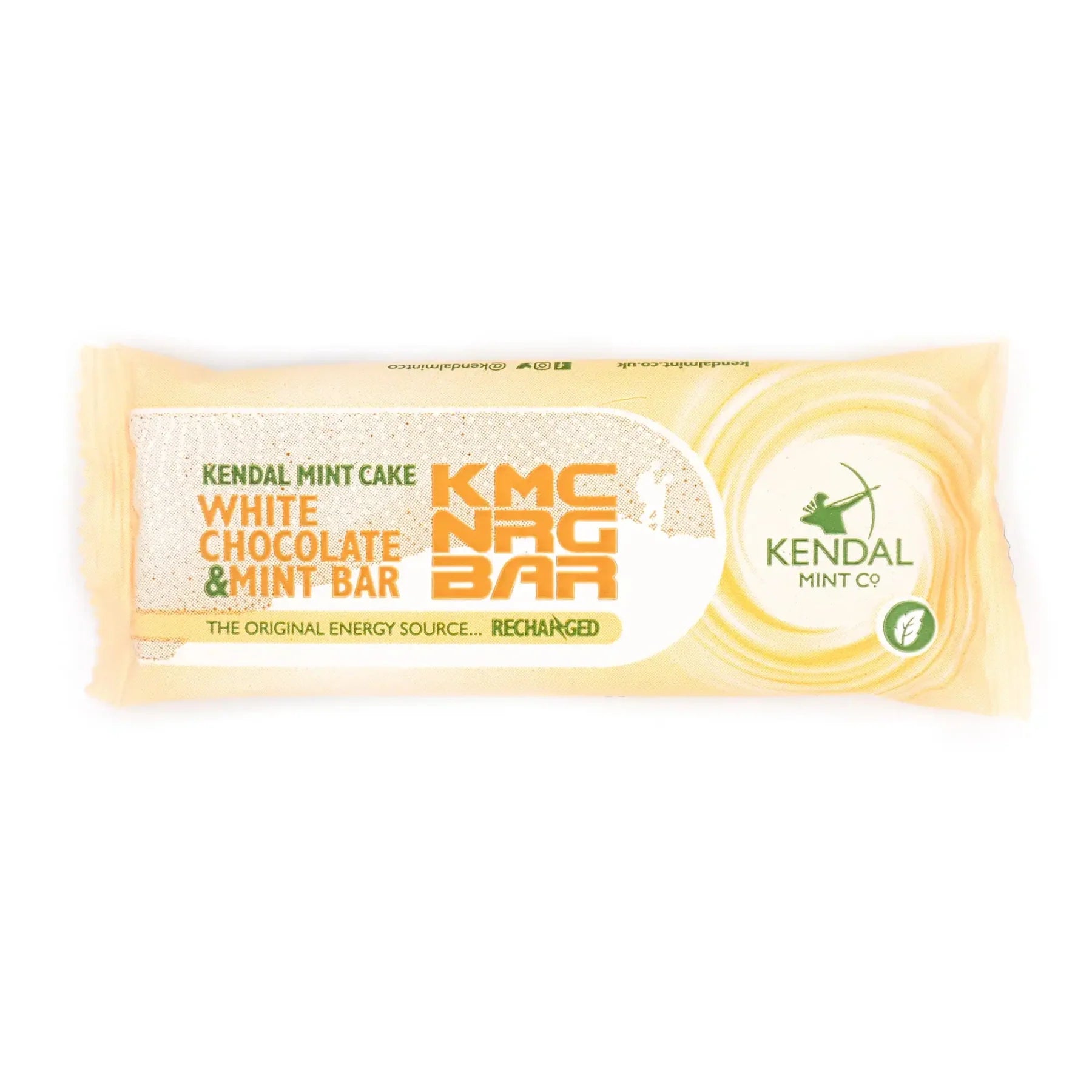White chocolate coated Kendal Mint Cake 50g energy bar in vibrant packaging — view 3