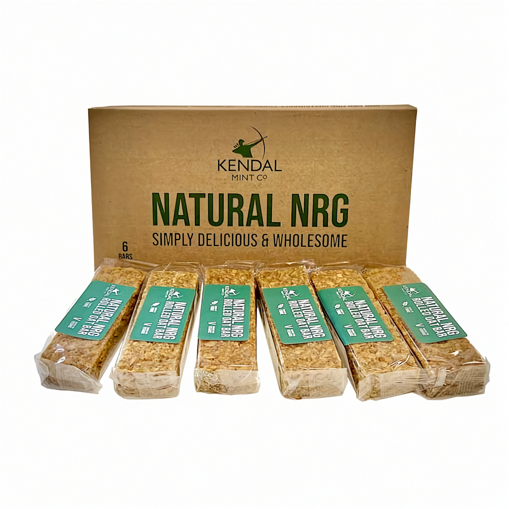 Natural NRG vegan rolled oat energy bar in fully recyclable eco-friendly packaging for athletes — view 3