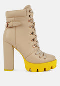 Larch Cushion Collared Biker Boots-5