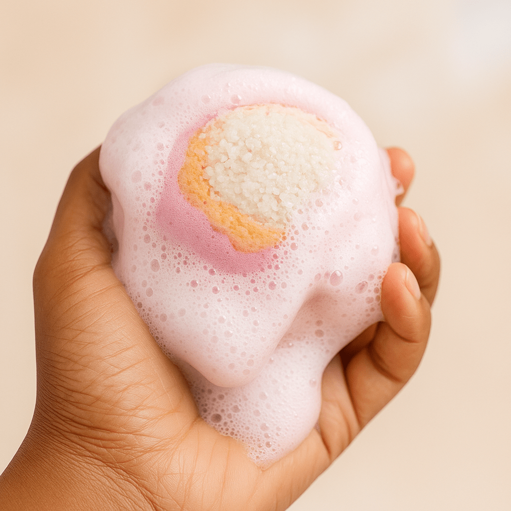 German Chamomile Patchouli Bath Bomb-2