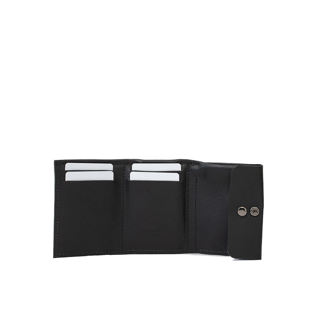 Leather Wallet for AirTag - Mini Trifold-5