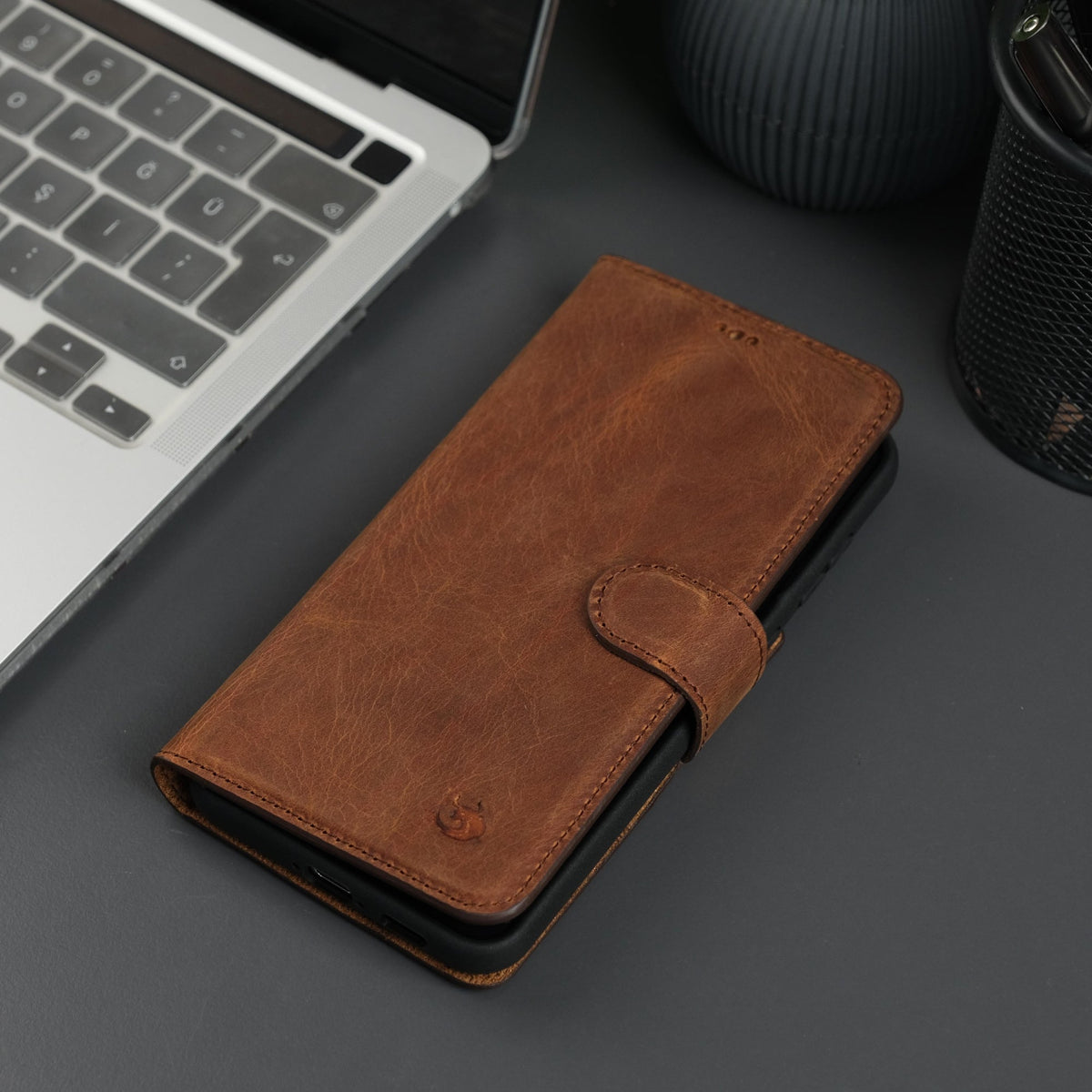 Leather Samsung Galaxy S25 Plus Wallet Case | Buffalo-4