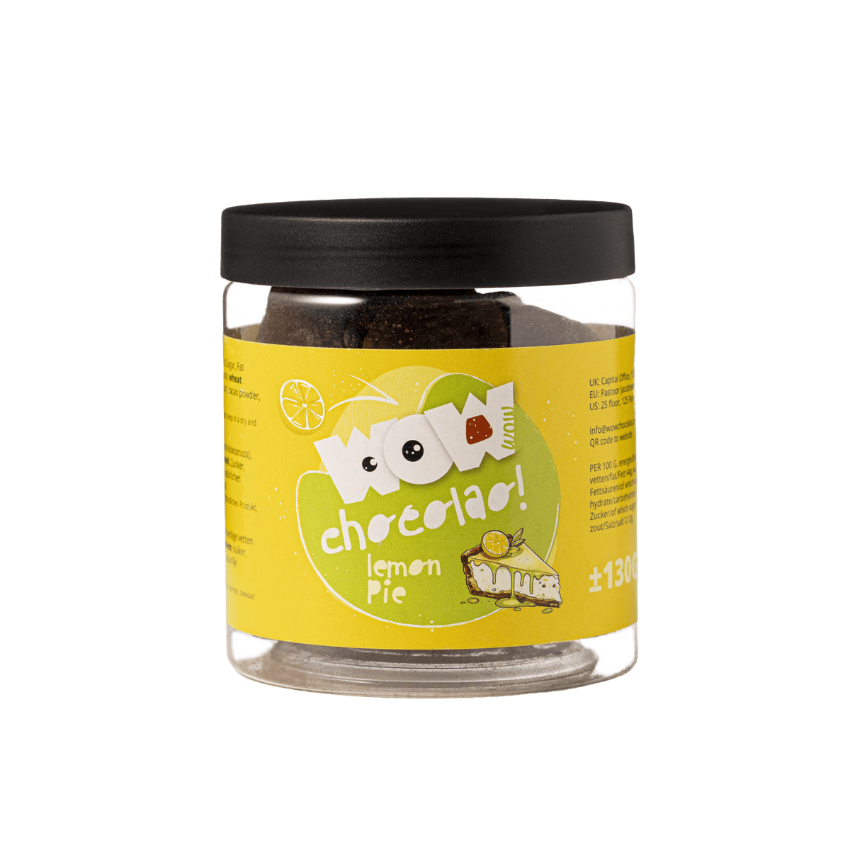 Lemon Pie Chocolate Truffles Gift Jar 130g | Crunchy Citrus Chocolate-1