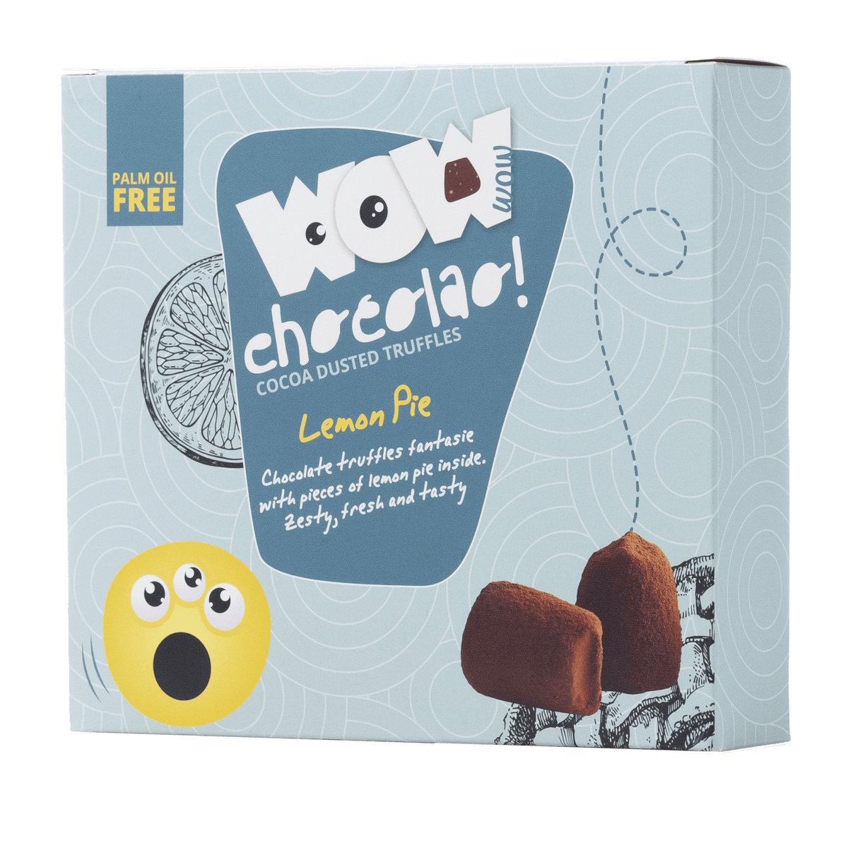 Lemon Pie Chocolate Truffles XL Box 250g | Crunchy Lemon Chocolate-0