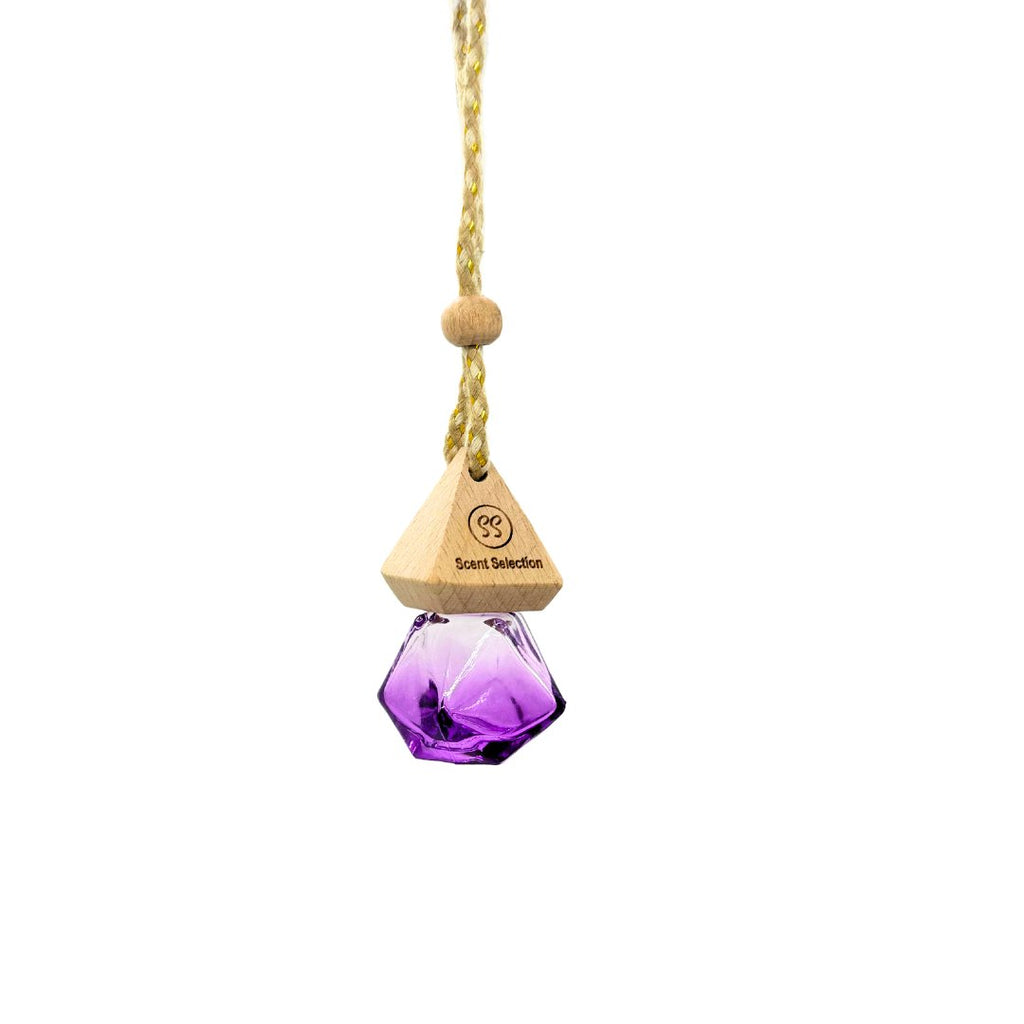 Lemongrass & Ginger Hanging Car Air Freshener Diffuser - 3 Colours-1