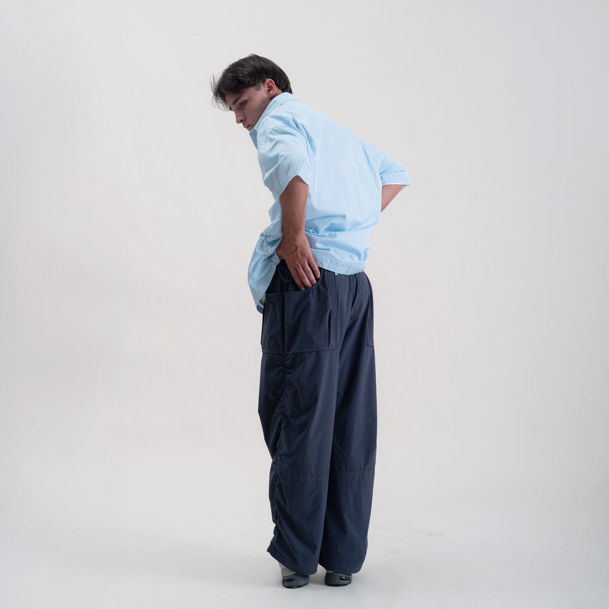 ZZ Side Pants / Navy-3