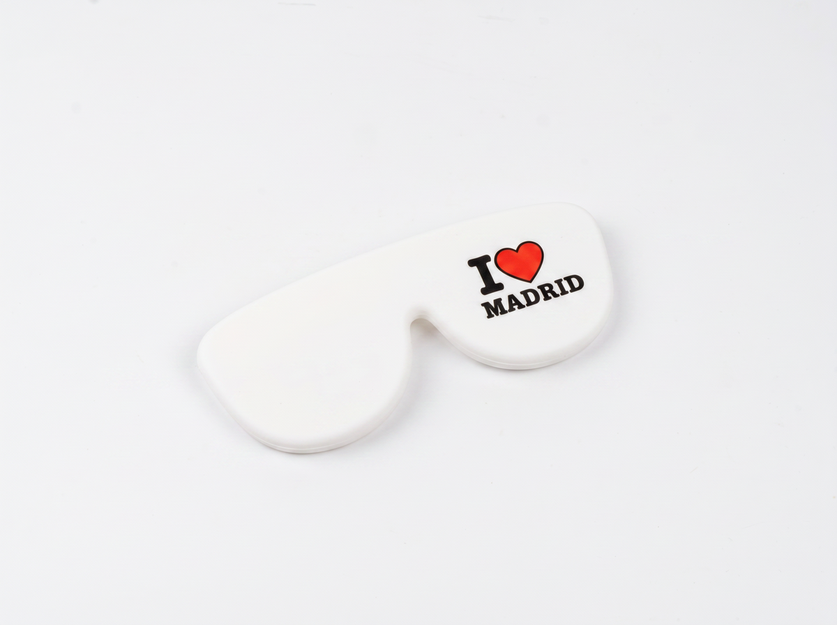 LUPS I ❤️ Madrid — Funda de Gafas de Silicona-0