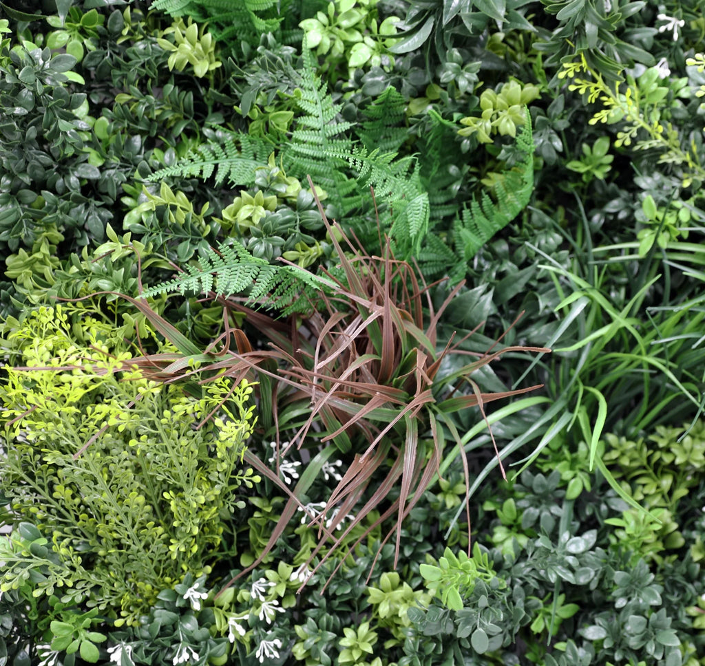 Tropical Vibe Artificial Vertical Garden Green Wall Panel 35×35in – NFPA 701 Certified – UV Resistant – Commercial Grade-4