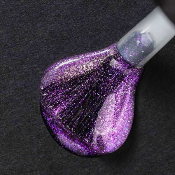Luxio - Effects Purple Shimmer Top Gel, 15ml-4