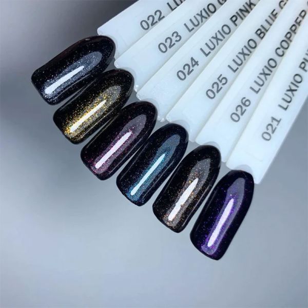 Luxio - Effects Purple Shimmer Top Gel, 15ml-1