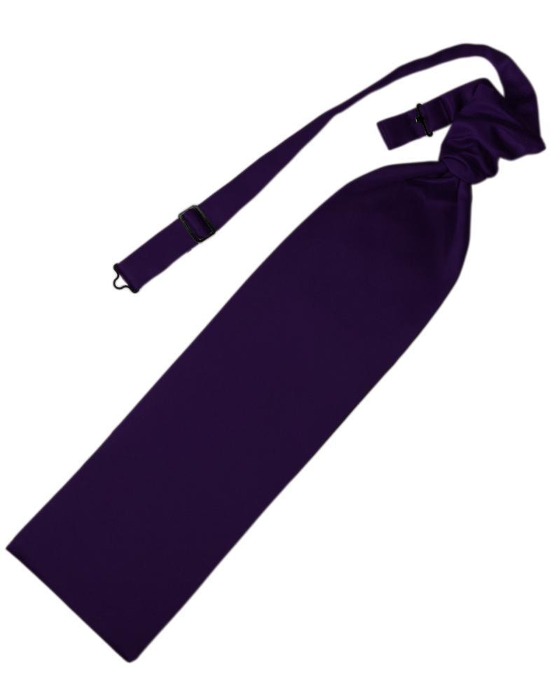Men's luxury solid satin sharpei tie in black with subtle sheen for formal events — view 2