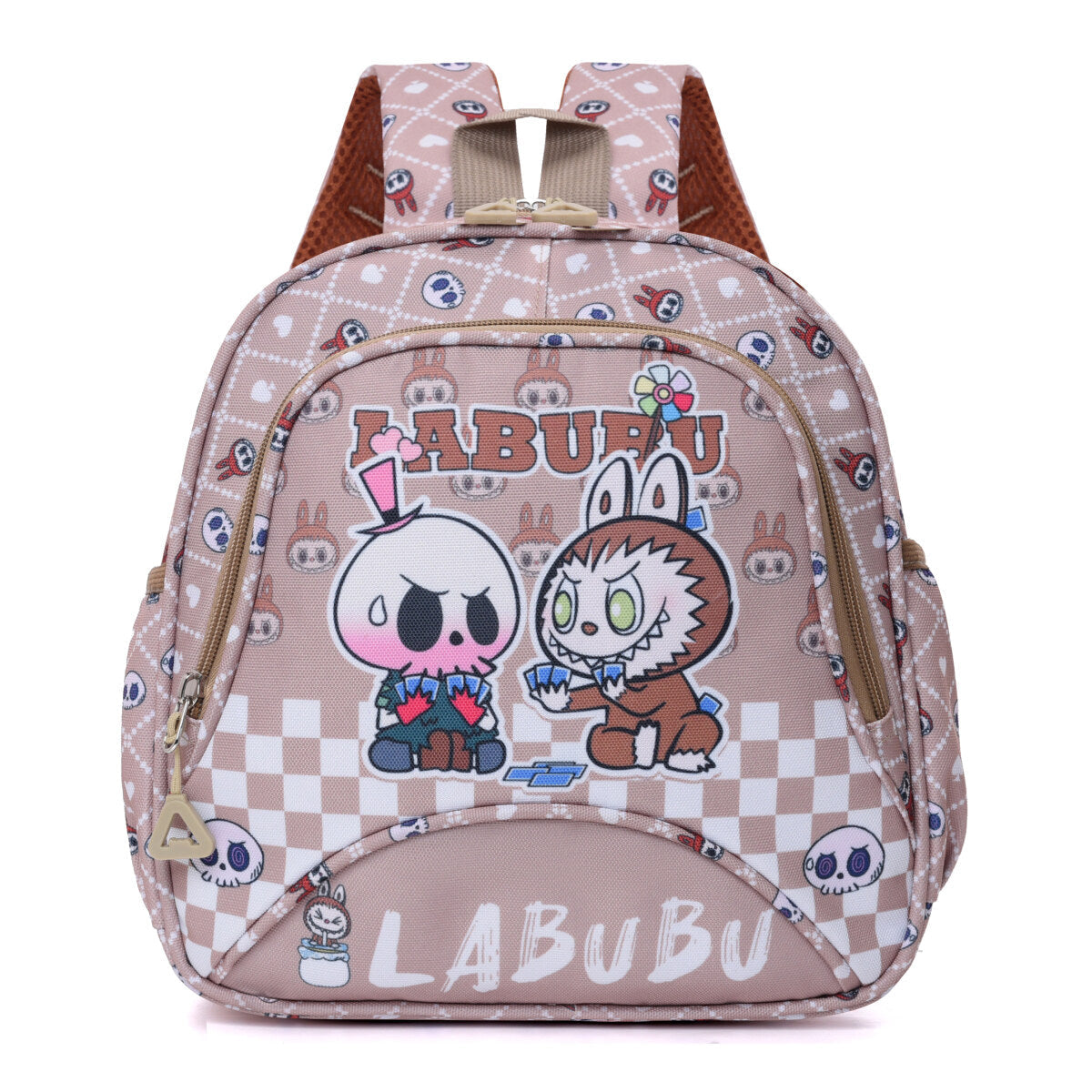 Magic Shop Labubu kids backpack in water-repellent Oxford cloth with mini keychain wallet