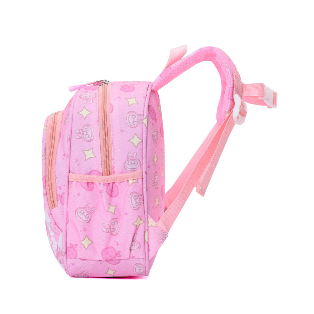 Magic Shop Labubu kids backpack in water-repellent Oxford cloth with mini keychain wallet — view 3