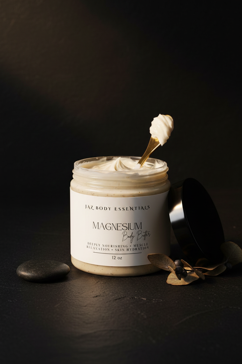 Magnesium Body Butter | Whipped, Non-Greasy & Deeply Moisturizing-3