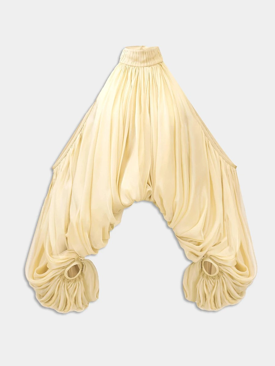 Radiant Loose Halter Blouse-4