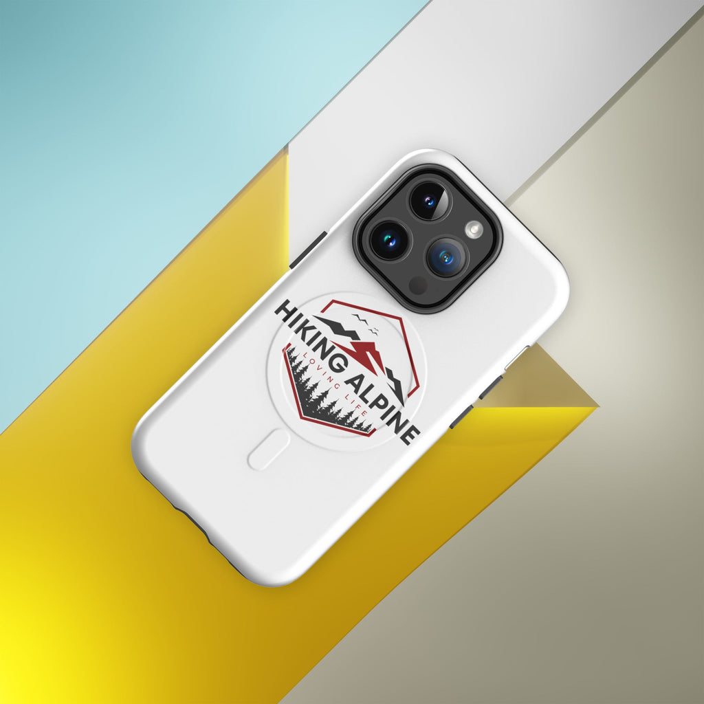 Hiking Alpine MagSafe tough dual layer iPhone case in matte and gloss finishes — view 5