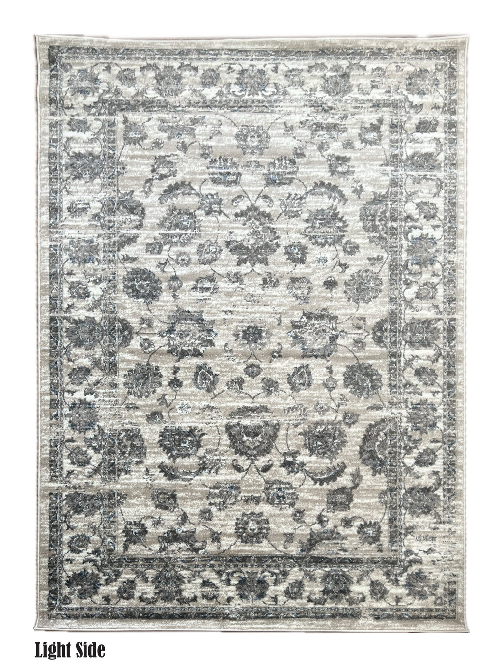 ROY's Home Flower Garden Design Area Rugs, Vintage Effect Lines-4