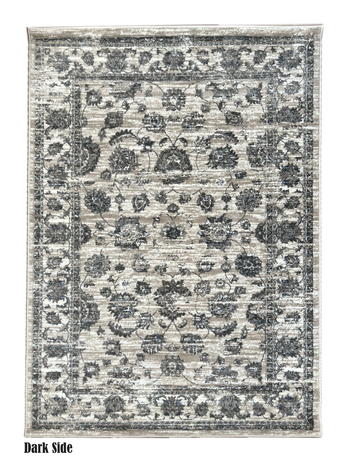 ROY's Home Flower Garden Design Area Rugs, Vintage Effect Lines-1