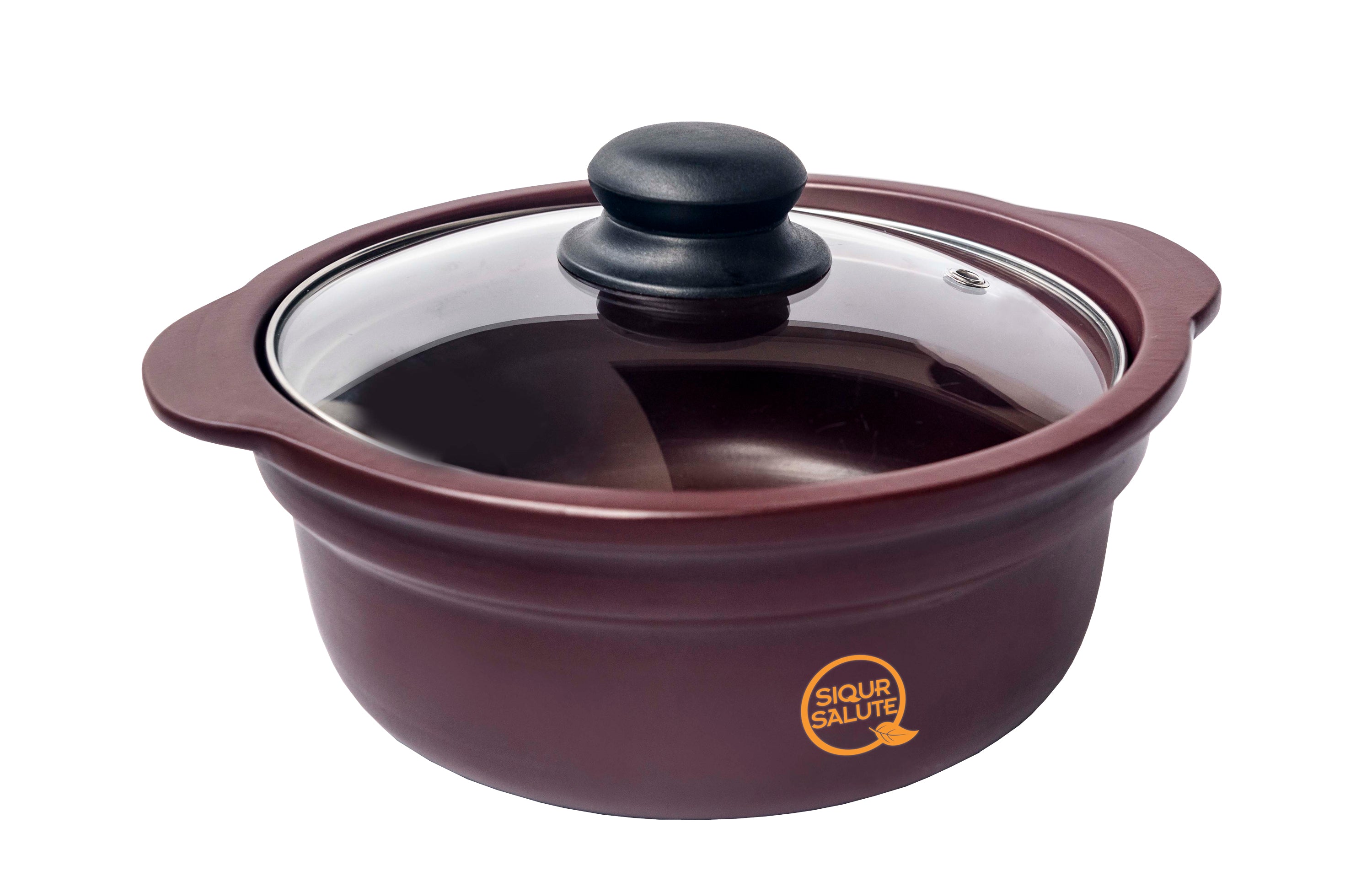 Zisha purple clay saucepan in natural unglazed brown, traditional Chinese healthy cooking pot — view 6