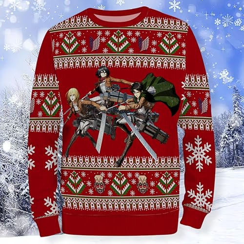 AOT Ackerman Team Epic Christmas Sweater-1