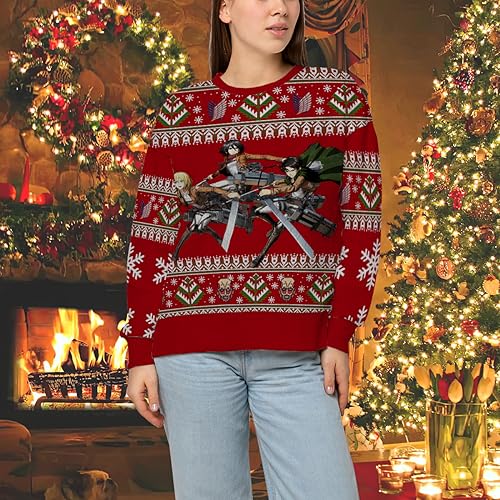 AOT Ackerman Team Epic Christmas Sweater-3