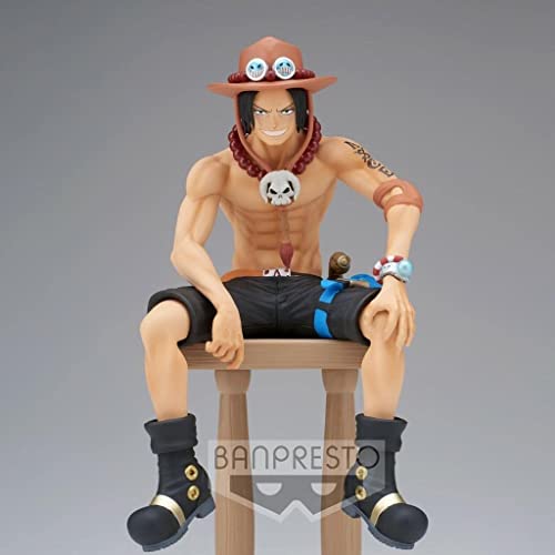 One Piece Portgas.D.Ace Sitting Epic Statue-1