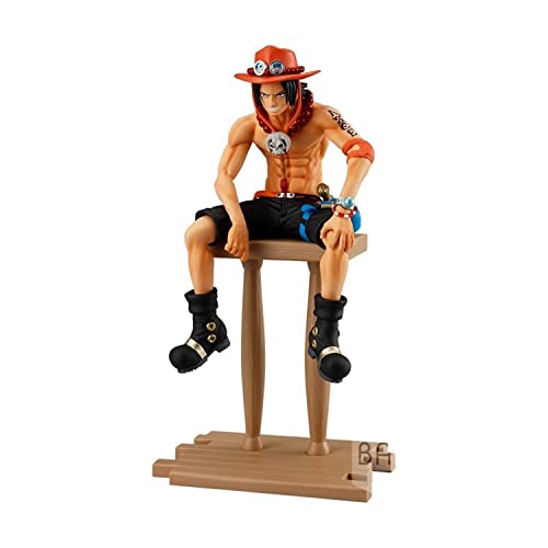 One Piece Portgas.D.Ace Sitting Epic Statue-0