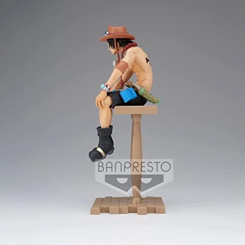 One Piece Portgas.D.Ace Sitting Epic Statue-4
