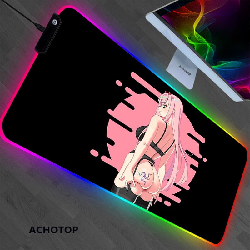 Zero Two RGB Kawaii Mouse Pad-0