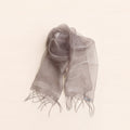 Mauve Gray Mulberry Silk Scarf-0