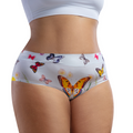Memème Women’s Ultra-Comfortable Butterfly– Bliss  - Queen Size Panties | Breathable Cotton Crotch, Stretchy Fit-0