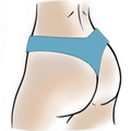 Memème Women’s Ultra-Comfortable LOVE - Pop Panties | Breathable Cotton Crotch, Stretchy Fit | Style: Thong-3