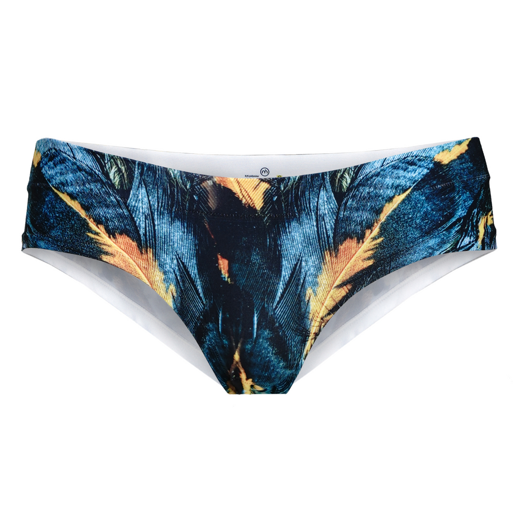 Memème Women’s Ultra-Comfortable PARADISE BIRDS - Feathers - Panties | Breathable Cotton Crotch, Stretchy Fit-2