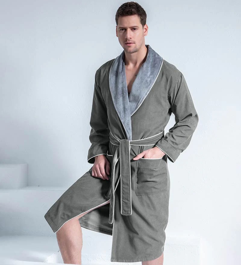 Men's Luxury Microfiber Spa Robe-1