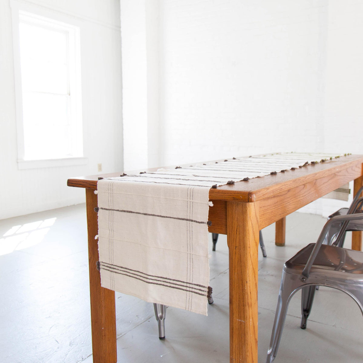 Ribbons Cotton Table Runner-3