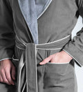 Men's Luxury Microfiber Spa Robe-3