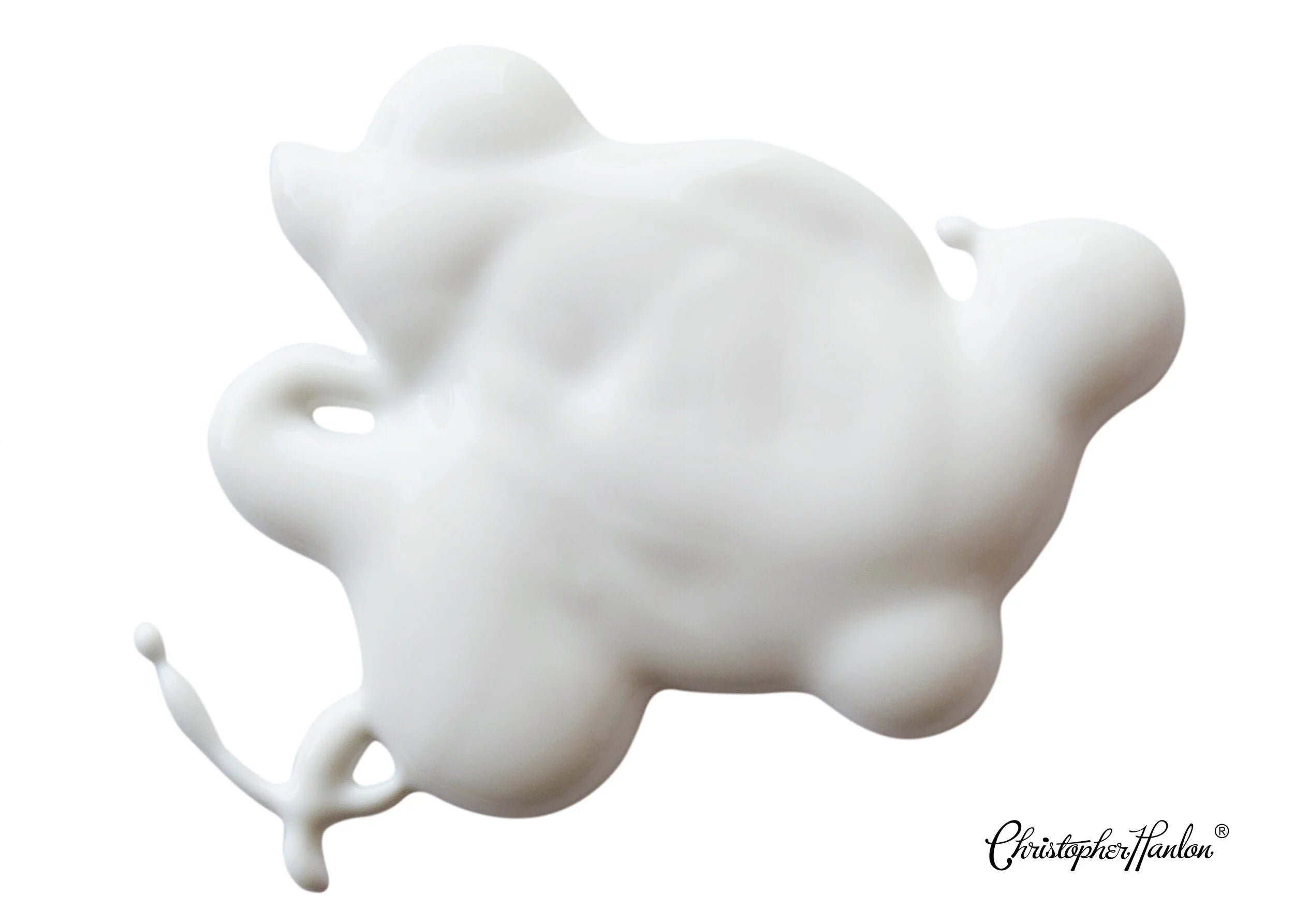 Christopher Hanlon rich cleansing milk makeup remover bottle with botanical ingredients — view 2
