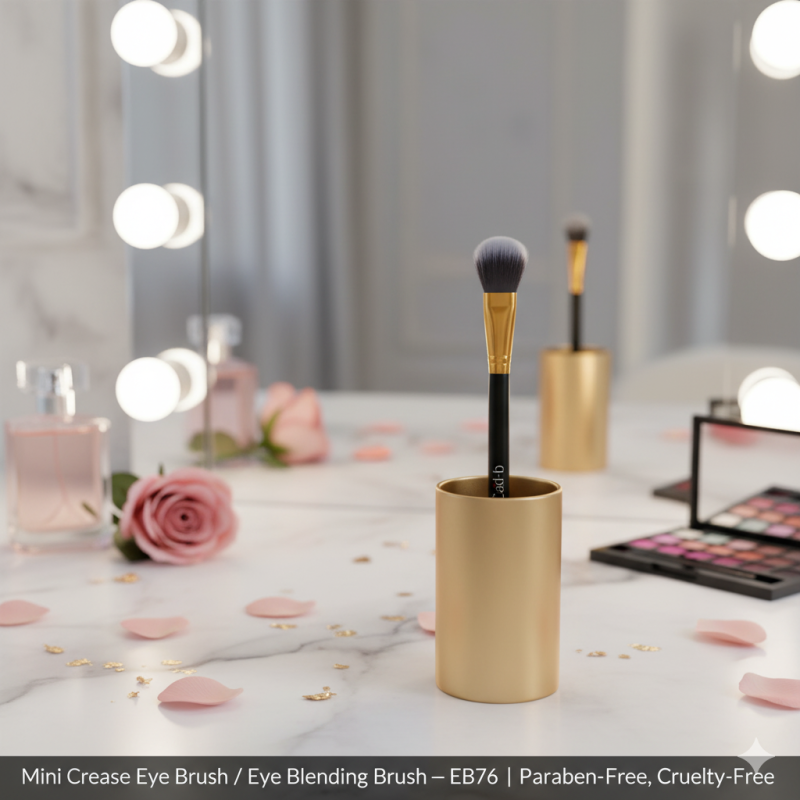 Mini Crease Eye Brush / Eye Blending Brush – EB76 | Paraben-Free, Cruelty-Free