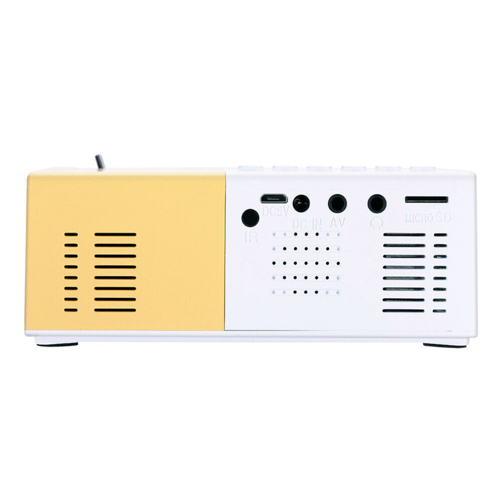 Compact mini LED projector in modern finish for home theater and office presentations — view 4