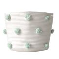 Mint Pom Basket - Large-0
