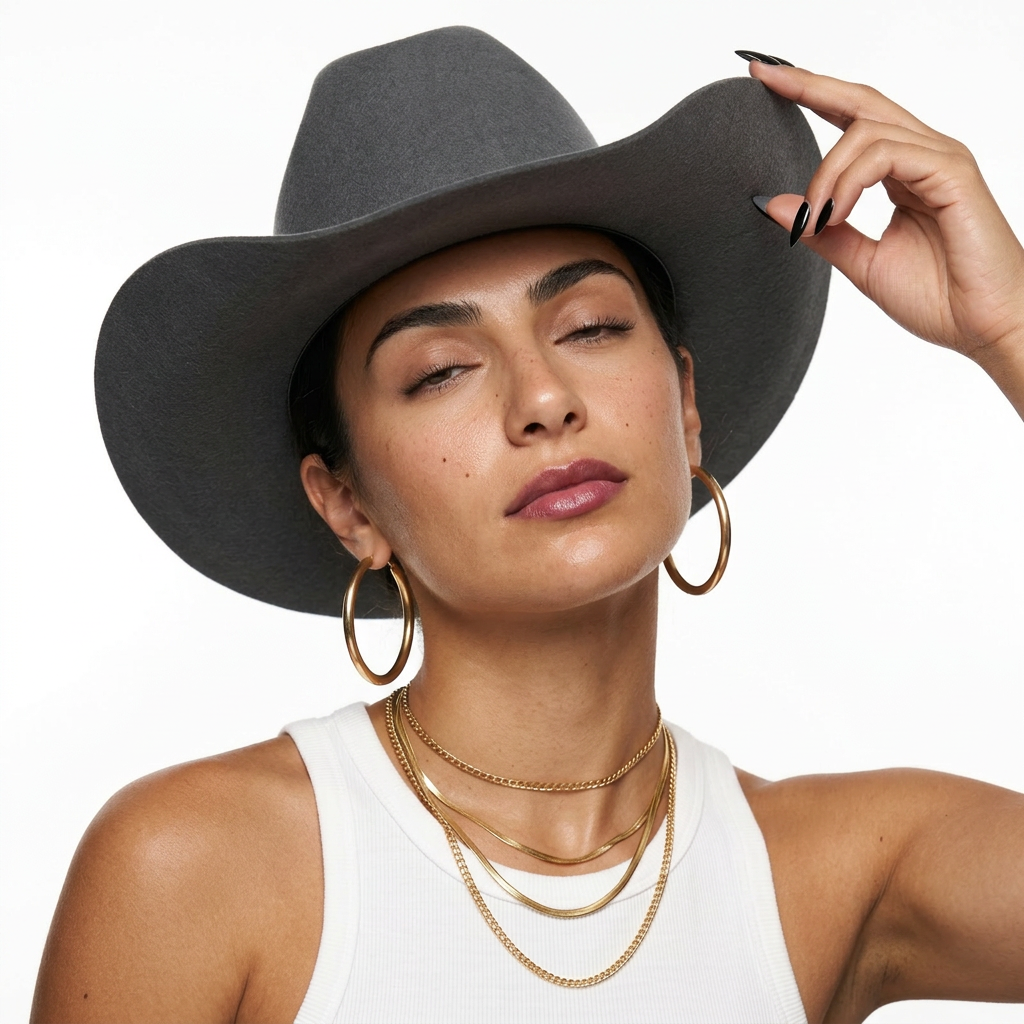 Sovereign Wool Wide Brim Hat-0