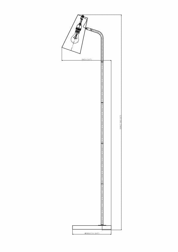 Montacuto black iron floor lamp with metal shade and metallic bronze accents for modern living rooms — view 5