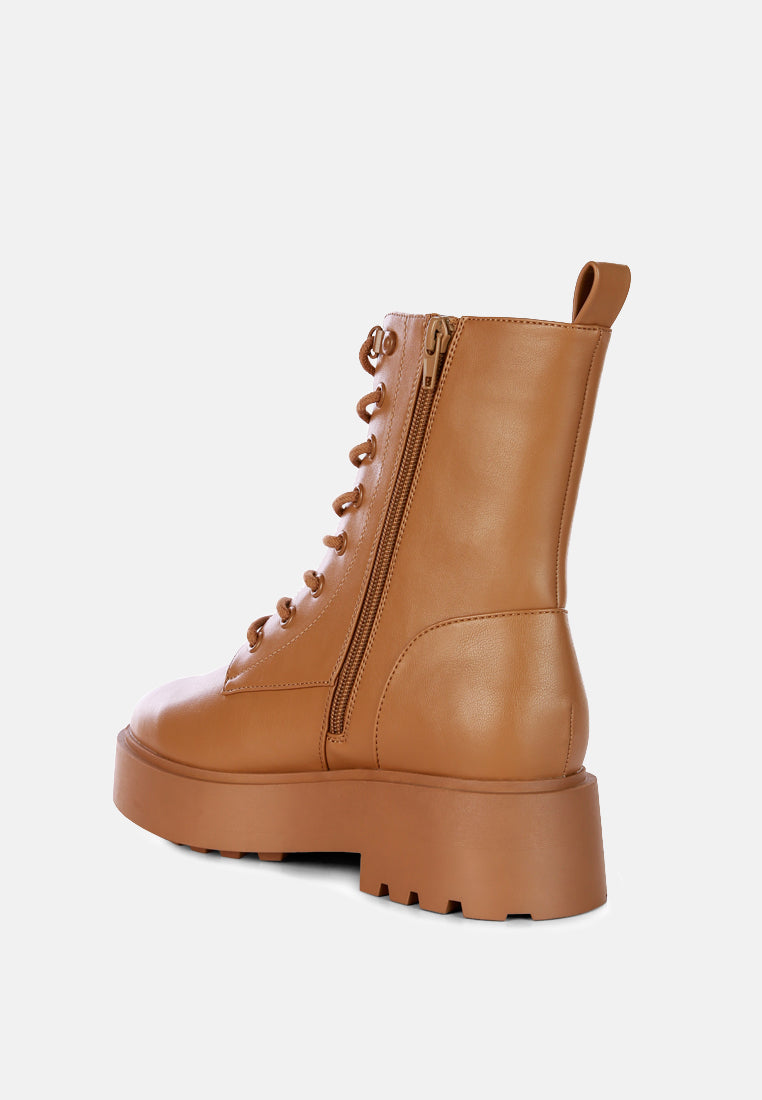 Molsh Faux Leather Ankle Biker Boots-2