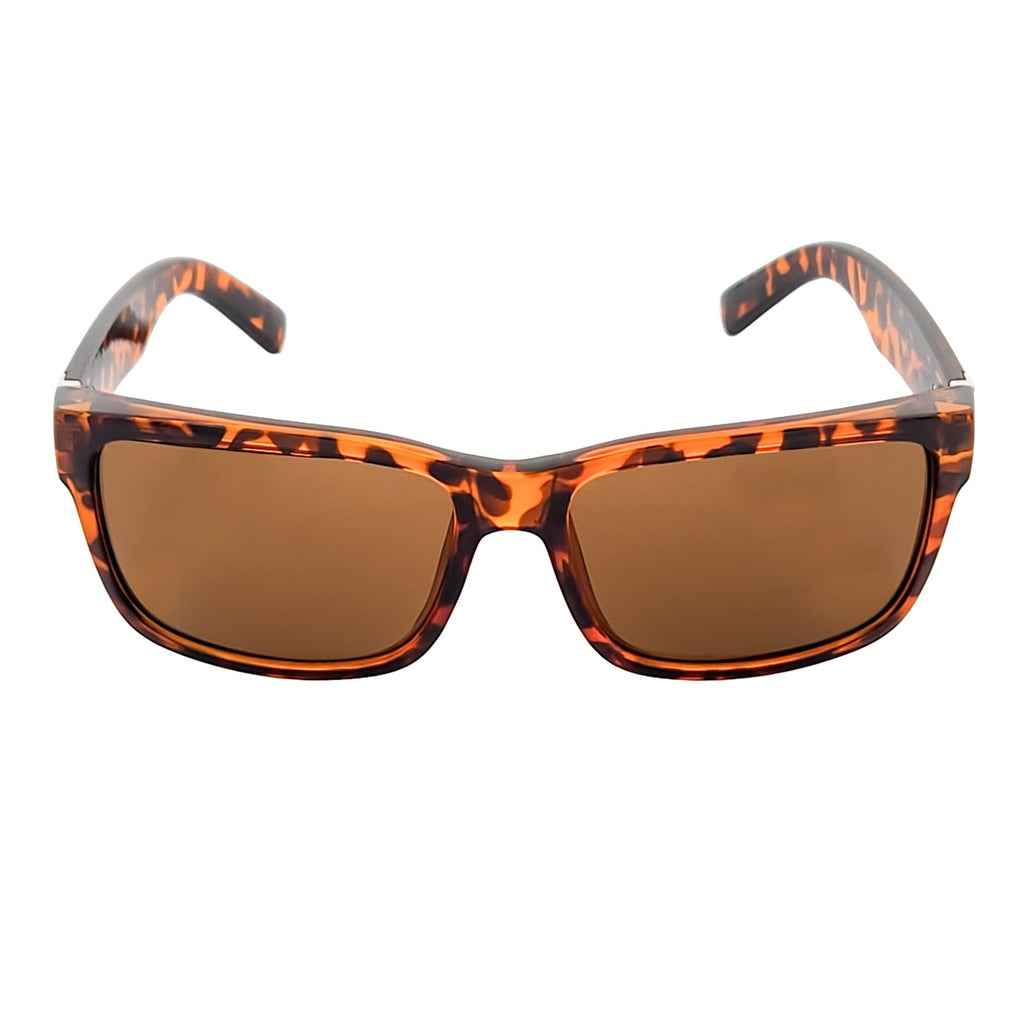 ENZO - Modern Square Sunglasses Tortoise Brown-2
